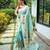 Sky blue art silk  woven saree