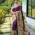 Wine art silk  woven saree