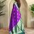 Purple art silk  woven saree