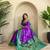 Purple art silk  woven saree
