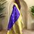 Royal blue art silk  woven saree