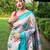 Lavender art silk  woven saree