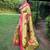 Lemon art silk  woven saree