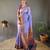 Lavender art silk  woven saree