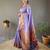 Lavender art silk  woven saree
