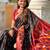Black art silk  woven saree