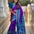 Purple art silk  woven saree
