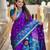 Purple art silk  woven saree
