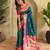 Pink art silk  woven saree