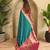 Pink art silk  woven saree
