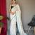 Cream art silk  woven saree
