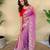 Baby pink art silk  woven saree