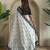 White art silk  woven saree
