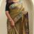 Mehendi art silk  woven saree