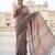 Baby pink art silk  woven saree