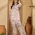 Printed pure cotton top with trousers co-ords