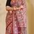 Baby pink art silk  woven saree