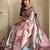 Baby pink art silk  woven saree