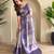 Lavender art silk  woven saree