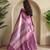 Onion pink art silk  woven saree