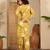 Women yellow pure cotton printed co-ords