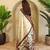 Cream art silk  woven saree