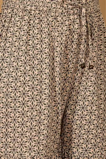 Women multi cotton printed co-ords