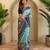 Sky blue art silk  woven saree