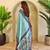 Sky blue art silk  woven saree