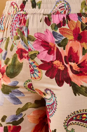 Floral printed shirt & trouser