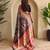 Wine art silk  woven saree