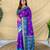 Purple art silk  woven saree