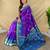 Purple art silk  woven saree