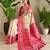 White art silk  woven saree