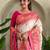 White art silk  woven saree