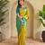 Lemon art silk  woven saree
