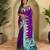 Purple art silk  woven saree