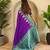 Purple art silk  woven saree