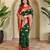 Green art silk  woven saree