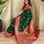Green art silk  woven saree