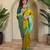 Mehendi art silk  woven saree