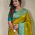 Mehendi art silk  woven saree