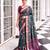 Premium tussar silk saree with elegant viscose zari border