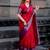 Luxurious crepe saree with intricate zari weaving