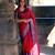Luxurious crepe saree with intricate zari weaving