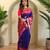 Purple art silk  woven saree