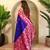 Purple art silk  woven saree