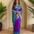 Purple art silk  woven saree