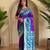 Purple art silk  woven saree