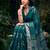 Traditional printed slub silk zari border saree